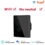 Interruptor Tactil de pared 4 Black