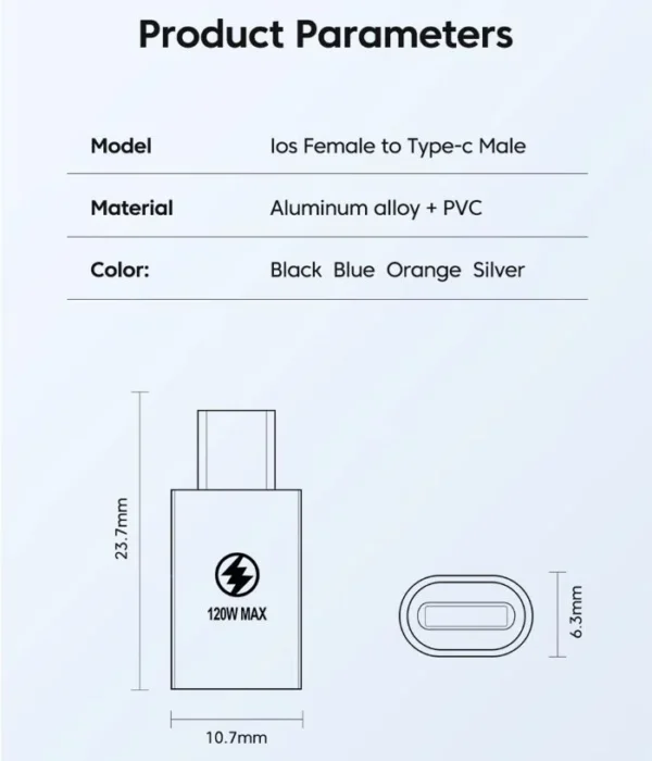 Colors 120W iPhone 15 6