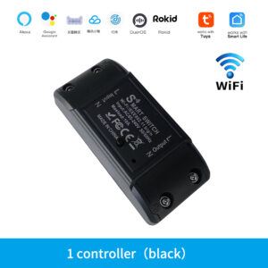 Interruptor inteligente con WiFi 10A - Negro